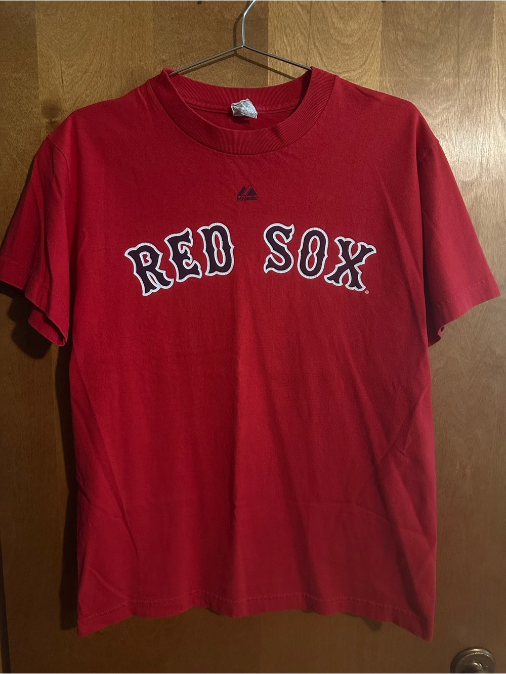 Majestic Red 'Red Sox' Short Sleeve Crew Tee
